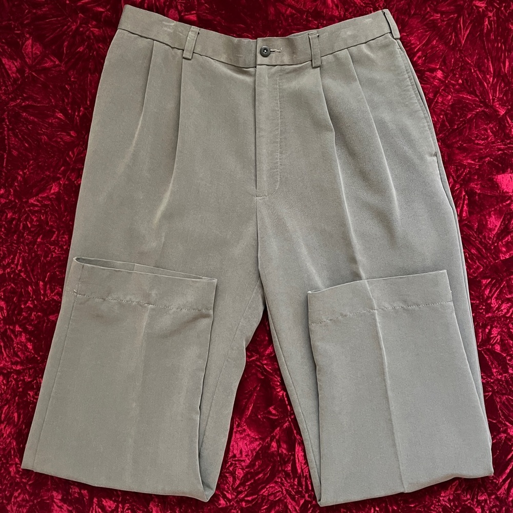 Vintage MERONA Micro Suede Dress Pants - Picture 3 of 10